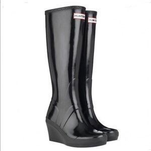 Hunter Heeled Rubber Boots